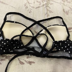 Bikini chấm bi đen 1068