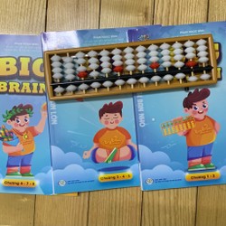 Bigbrain Soroban gồm bàn tính và 3 quyển bài tập( không bao gồm app)