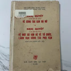 Nghị quyết của Ban Bí thư về công tác cán bộ nữ