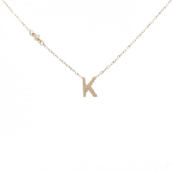 K10YG Chữ cái K Dây chuyền kim cương - Hàng hiệu Chính hãng