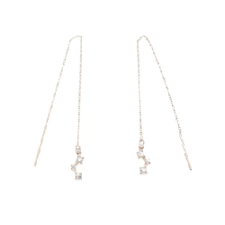 Bông tai kim cương Éte 0.08CT - Hàng hiệu Authentic