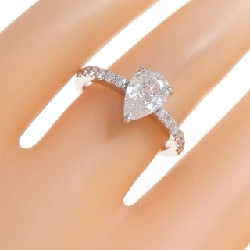 Nhẫn kim cương PT900 1.001CT G SI1 cắt hình fancy - Hàng hiệu Authentic 871466