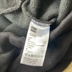 Crop sweater Gu - Áo crop Gu Đen 1005430