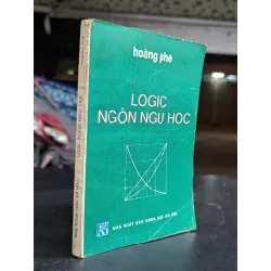 Logic ngôn ngữ học - Hoàng Phê