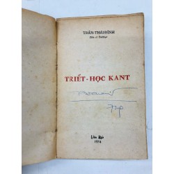 Triết Học Kant - Trần Thái Đỉnh 129756