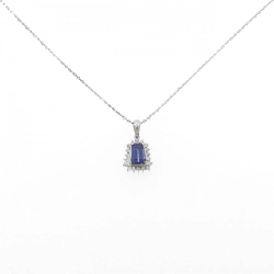 Dây chuyền Sapphire PT900/PT850 1.28CT - Hàng hiệu Chính hãng