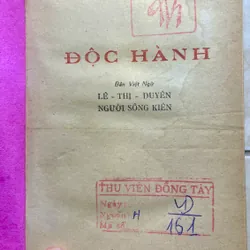 Độc hành là tiểu thuyết của C. Virgil Gheorghiu