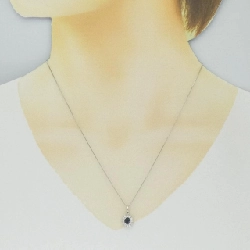 Dây chuyền Sapphire PT900/PT850 0.49CT - Hàng hiệu Chính hãng 861919