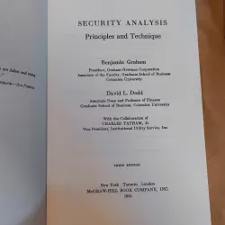 Security Analysis: Principles and Techniques - Benjamin Graham, David Dodd 1013020