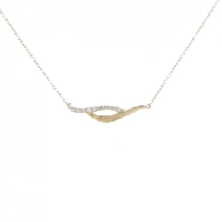 Dây chuyền kim cương K18YG 0.12CT - Hàng hiệu Chính hãng