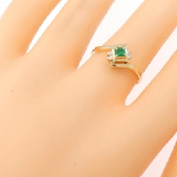 Nhẫn Emerald K18YG 0.11CT - Hàng hiệu Chính hãng 851931