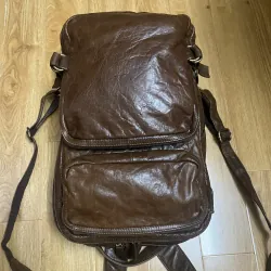 Balo nam 27x42x14 da thật 2hand 1013069