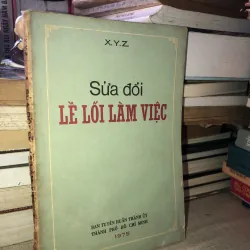 Sửa đổi lề lối làm việc 