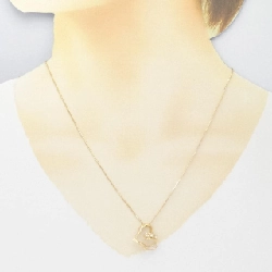 K18YG Dây chuyền kim cương hình trái tim - Hàng hiệu Authentic 866859