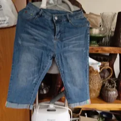 Quần ngố bò giấy nữ