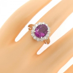 Nhẫn Garnet PT900 2.431CT - Hàng hiệu Chính hãng 852300