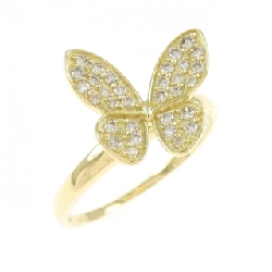 Nhẫn kim cương bướm K18YG 0.20CT