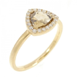 【Sản phẩm mới】Nhẫn kim cương K18YG 0.72CT