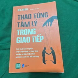 Sách Thao túng tâm lý trong giao tiếp mới đọc 1 lần, còn rất mới