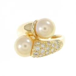 Nhẫn ngọc trai Akoya K18YG - Hàng hiệu Authentic 854578