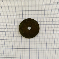 Xu 1 cent Indochine Francaise 1938 