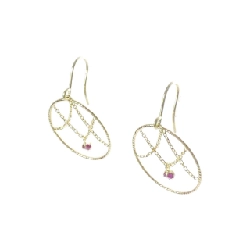 K14YG Bông tai Ruby - Hàng hiệu Chính hãng 869940