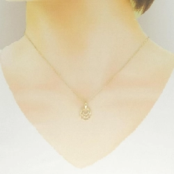 K18YG Dây chuyền kim cương 0.10CT - Hàng hiệu Chính hãng 858355