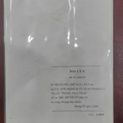 Địa lí 6, in năm 2000 786035