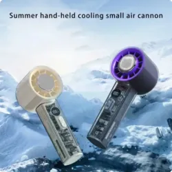 Quạt cầm tay có sò lạnh tích điện 100 cấp độ gió, pin trâu 4000mAh 991854