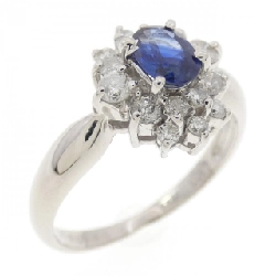 Nhẫn Sapphire PT900 0.36CT - Hàng hiệu Chính hãng