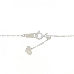 K18WG Dây chuyền kim cương hình móng ngựa 1.05CT - Hàng hiệu Chính hãng 868002