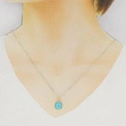 K18YG/K18WG Dây chuyền Turquoise 2.50CT - Hàng hiệu Chính hãng 858324