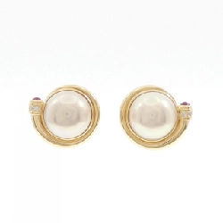 Tasaki Mabe Pearl Bông tai - Hàng hiệu Chính hãng