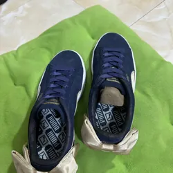 Cần pass giày Puma chính hãng, mới, size 36 chân 37 nhỏ mang vừa, màu xanh, 731427