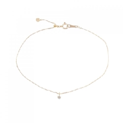 K18PG Solitaire Vòng tay kim cương 0.05CT - Hàng hiệu Chính hãng 872296