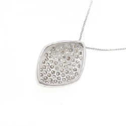 K18WG Dây chuyền kim cương - Hàng hiệu Authentic 860241