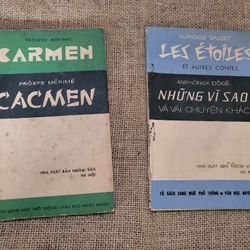 Truyện song ngữ Pháp- Việt , 2 cuốn : Carmen + Những vì sao 