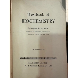 Textbook of Biochemistry - Benjamin Harrow, Ph.d 1011528
