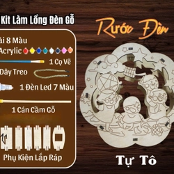 Lồng đèn gỗ tự tô 502752