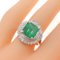 Nhẫn Emerald PT900 3.52CT - Hàng hiệu Chính hãng 852397