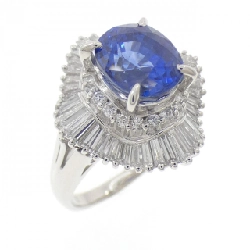 Nhẫn Sapphire PT900 3.86CT - Hàng hiệu Chính hãng