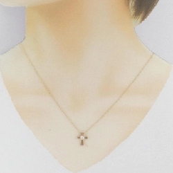 Dây chuyền kim cương chéo K18PG/K18YG 0.15CT - Hàng hiệu Chính hãng 866104