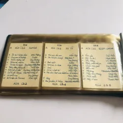 SỔ MỤC LỤC CD XƯA GHI TAY 795510