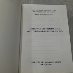 NGHIÊN CỨU GIÁ TRỊ NHÂN CÁCH THEO PHƯƠNG PHÁP NEO PI-R CẢI BIÊN - PHẠM MINH HẠC 533272