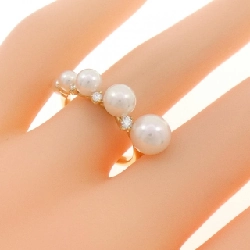 Nhẫn ngọc trai Akoya K18YG - Hàng hiệu Authentic 848017