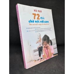 72 Điều Chớ Nói Với Con, Hà Hạo, Mới 90%, 2018 SBM0404 134406