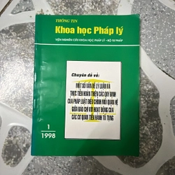 Khoa học pháp lý-Các QĐ pháp luật điều chỉnh mối QH giữa báo chí với hoạt động tố tụng