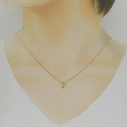 Dây chuyền kim cương K18YG 0.06CT - Hàng hiệu Chính hãng 863661