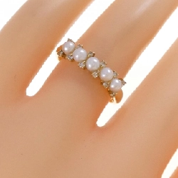 Nhẫn ngọc trai Akoya K18YG - Hàng hiệu Authentic 849777