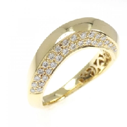 Nhẫn kim cương 750YG 0.41CT - Hàng hiệu Authentic